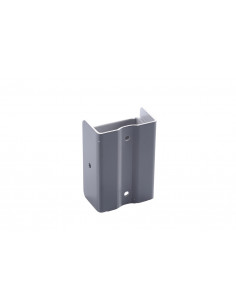 Fixation de descente invisible aluminium Gris Ardoise RAL 7016