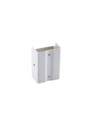 Fixation de descente invisible aluminium Blanc RAL 9010