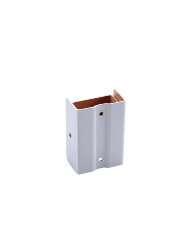 Fixation de descente invisible aluminium Gris métal RAL 9006