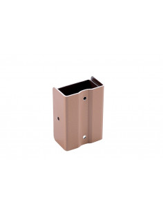 Fixation de descente invisible aluminium Miel