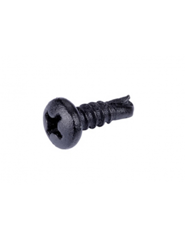 Vis autoforeuses aluminium Noir RAL 9005 - lot de 10