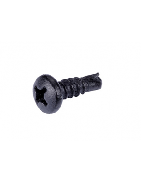 Vis autoforeuses aluminium Noir RAL 9005 - lot de 10