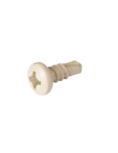 Vis autoforeuses aluminium Sable RAL 1015 - lot de 10