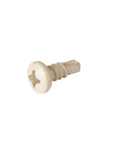 Vis autoforeuses aluminium Sable RAL 1015 - lot de 10