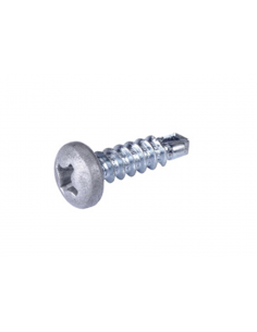 Vis autoforeuses aluminium Gris métal RAL 9006 - lot de 10