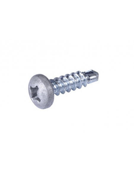 Vis autoforeuses aluminium Gris métal RAL 9006 - lot de 10