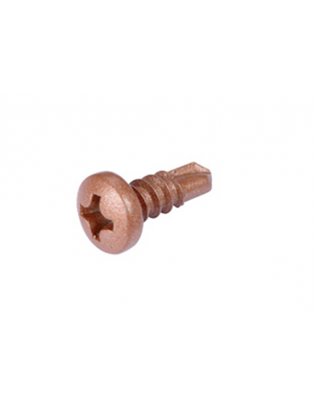 Vis autoforeuses aluminium Miel - lot de 10