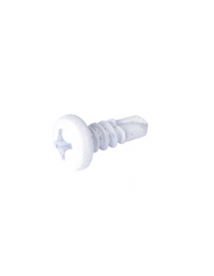Vis autoforeuses aluminium Blanc RAL 9010 - lot de 10