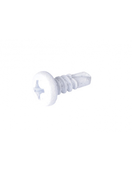 Vis autoforeuses aluminium Blanc RAL 9010 - lot de 10