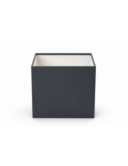 Boite à eau Alu ardoise RAL 7016 - 200 X 200 mm