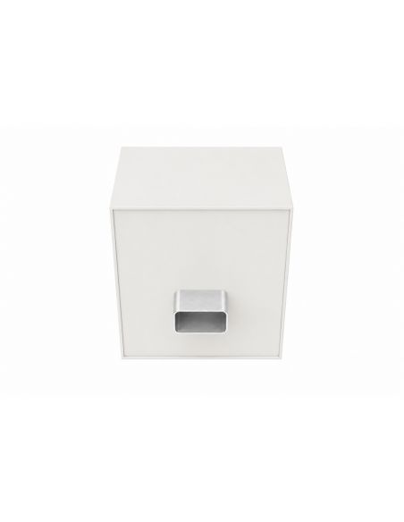 Boite à eau Alu blanc RAL 9010 - 200 X 200 mm