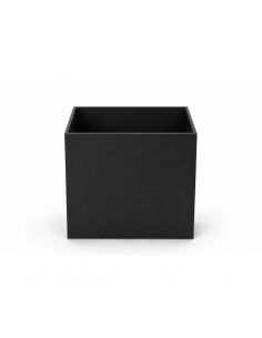 Boite à eau Alu noir RAL 9005 - 200 X 200 mm