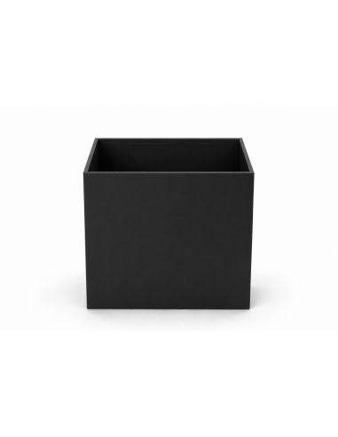 Boite à eau Alu noir RAL 9005 - 200 X 200 mm