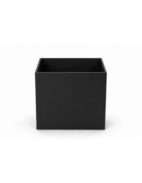 Boite à eau Alu noir RAL 9005 - 200 X 200 mm