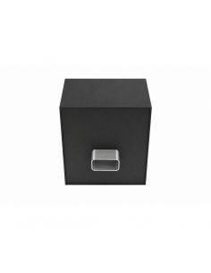 Boite à eau Alu noir RAL 9005 - 200 X 200 mm 2