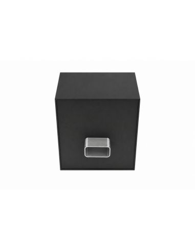 Boite à eau Alu noir RAL 9005 - 200 X 200 mm