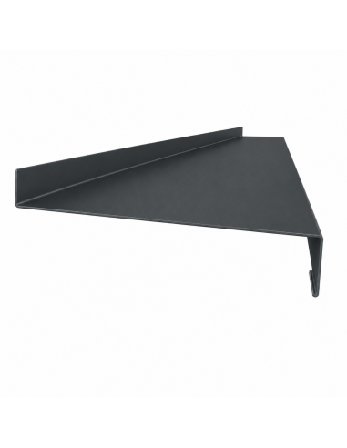 Appui de fenêtre aluminium sur mesure Gris ardoise RAL 7016 - longueur 2 m - épaisseur 10/10ème