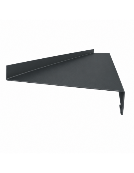 Appui de fenêtre aluminium sur mesure Gris ardoise RAL 7016 - longueur 2 m - épaisseur 10/10ème