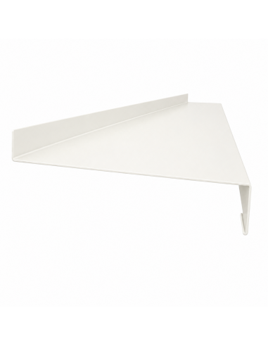 Appui de fenêtre aluminium sur mesure Blanc RAL 9010 - longueur 2 m - épaisseur 10/10ème