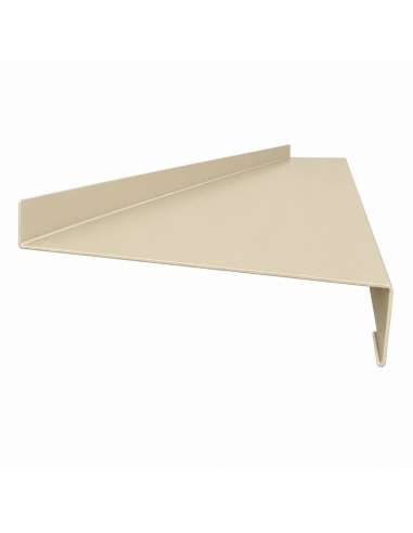 Appui de fenêtre aluminium sur mesure Sable RAL 1015 - longueur 2 m - épaisseur 10/10ème