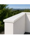 Kit Couvertine Muret 10 m 270 mm Blanc RAL 9010