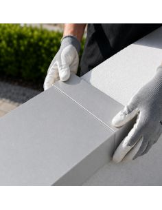 Eclisse Couvertine Aluminium 10/10ème Gris métal RAL 9006 2