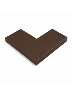 Angle couvertine Aluminium 7/10ème Marron RAL 8017