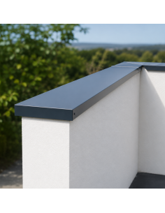 Couvertine Aluminium 10/10ème Ardoise RAL 7016 2