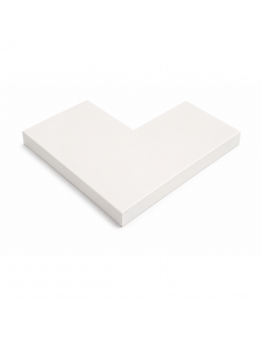Angle de couvertine 90° Aluminium 7/10ème Blanc RAL 9010