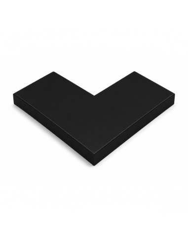 Angle de couvertine 90° Aluminium 7/10ème Noir RAL 9005