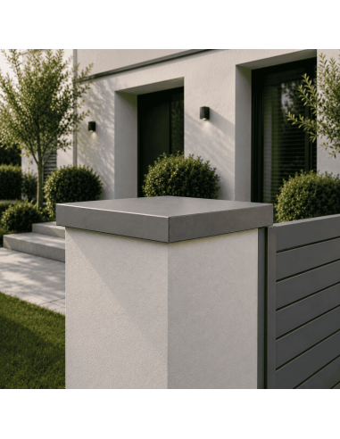 Chapeau Aluminium 1 mm Gris Ardoise RAL 7016