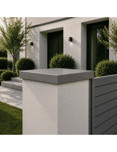 Chapeau Aluminium 1 mm Gris Ardoise RAL 7016