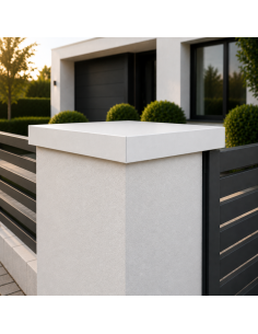 Chapeau Aluminium 1 mm Blanc RAL 9010 2