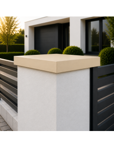 Chapeau Aluminium 1 mm Sable RAL 1015 2