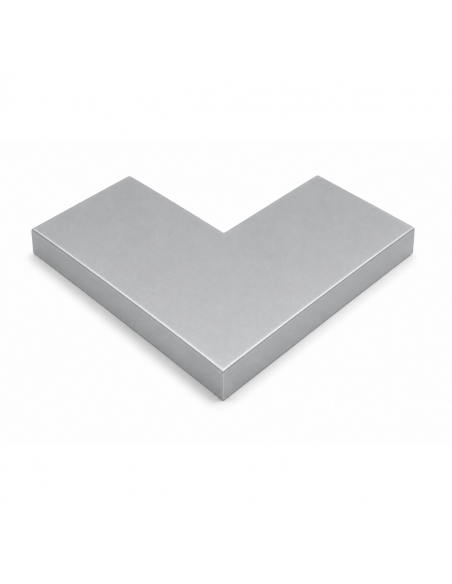 Angle couvertine Aluminium 7/10ème Gris métal RAL 9006