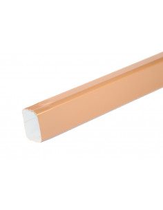 Tuyau de descente aluminium lisse 60x80 mm Miel - 2 m 2