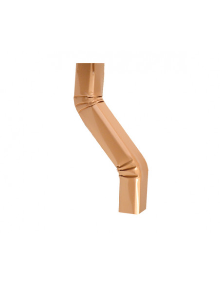 Col de cygne aluminium lisse 60x80 mm Miel