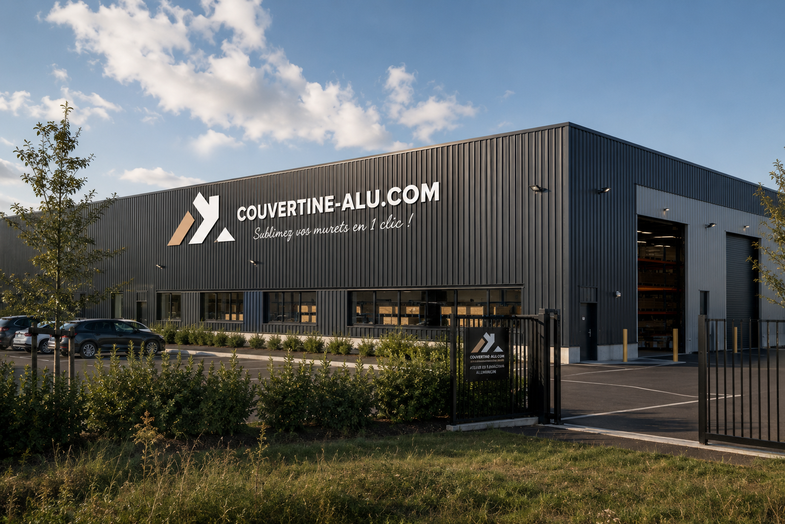 Usine Couvertine-Alu.com, fabricant français de couvertines aluminium en Normandie